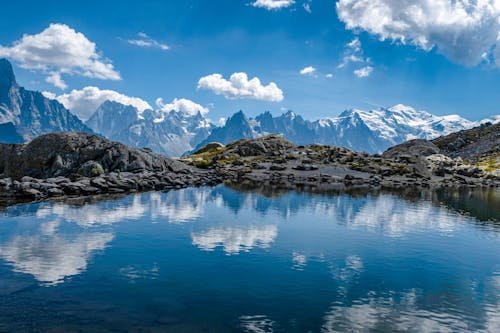 Mont Blanc reflection in lake